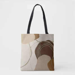 Abstrakt Modern Terracotta - Formen Tasche