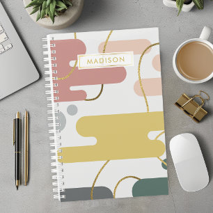 Abstrakt modern und farbenfroh planer