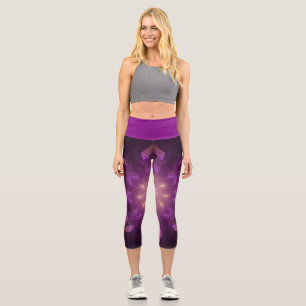 Abstrakt Modernes Fraktal Florenz Kunst, Dichtung Capri Leggings