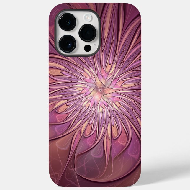Abstrakt Modernes Fraktal Florenz Kunst, Dichtung  Case-Mate iPhone 14 Pro Max Hülle (Rückseite)
