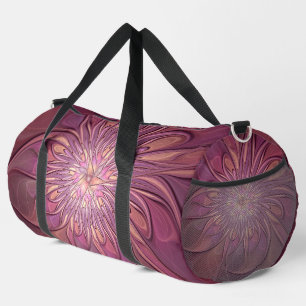 Abstrakt Modernes Fraktal Florenz Kunst, Dichtung  Duffle Bag
