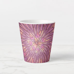 Abstrakt Modernes Fraktal Florenz Kunst, Dichtung  Milchtasse