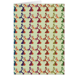 Abstrakt Modernes Multicolor Tulip Blumendesign