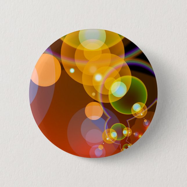Abstrakt Multicolor Len Flare Button (Vorderseite)