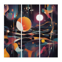 Abstrakt Nacht