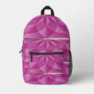 Abstrakt nahtlos bedruckter rucksack