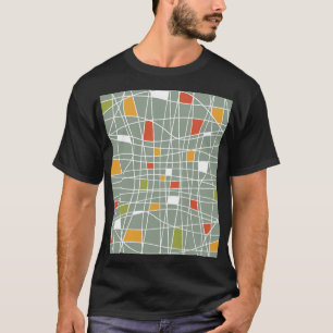 Abstrakt Nahtlos: Modernes Musterdesign. T-Shirt