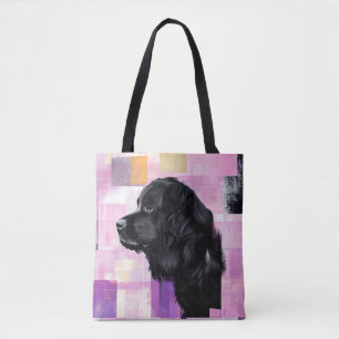 Abstrakt Newfie Tasche