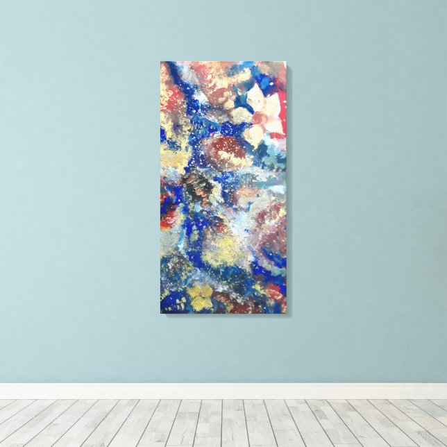 Abstrakt Nr. 1 Leinwanddruck (Insitu (Holzboden))