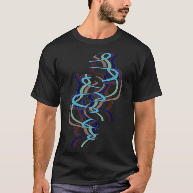 Abstrakt Nr. 55 T-Shirt (Vorderseite)