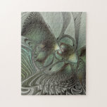 Abstrakt Olive Green Gray Fraktal Kunstwerke der E<br><div class="desc">Abstrakte Fraktal-Kunst, eine moderne und dekorative Fantasie-Schöpfung. Design für Ihr Rätsel und mehr.</div>