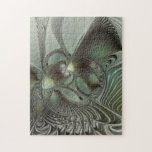 Abstrakt Olive Green Gray Fraktal Kunstwerke der E<br><div class="desc">Abstrakte Fraktal-Kunst, eine moderne und dekorative Fantasie-Schöpfung. Design für Ihr Rätsel und mehr.</div>