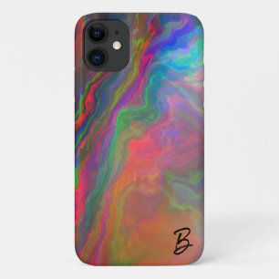 Abstrakt Opal Agate Personalisiert Phone Case
