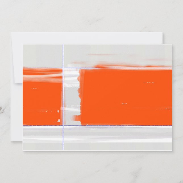 Abstrakt Orange (Vorderseite)