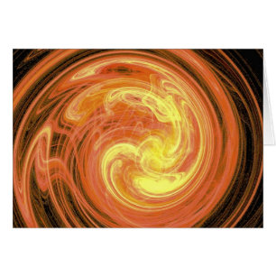 Abstrakt Orange