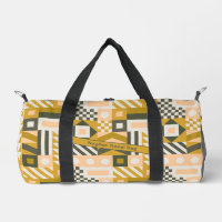 Abstrakt Orange und Pink Geometrisch