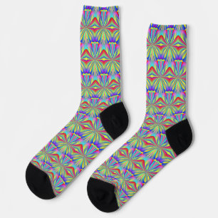 Abstrakt Orchid Socken