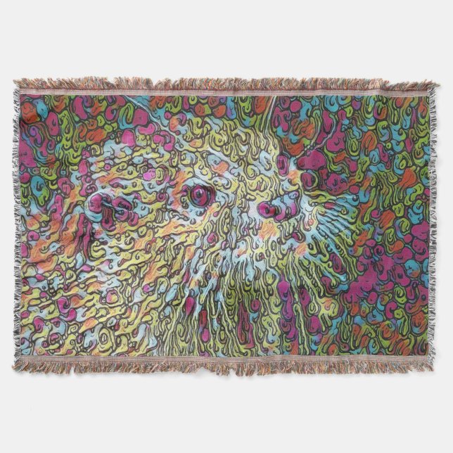 Abstrakt Otter Decke (Vorderseite)