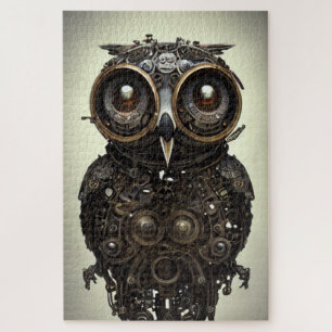 Abstrakt Owl Jigsaw Puzzle