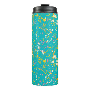 Abstrakt Paint Splash Thermosbecher