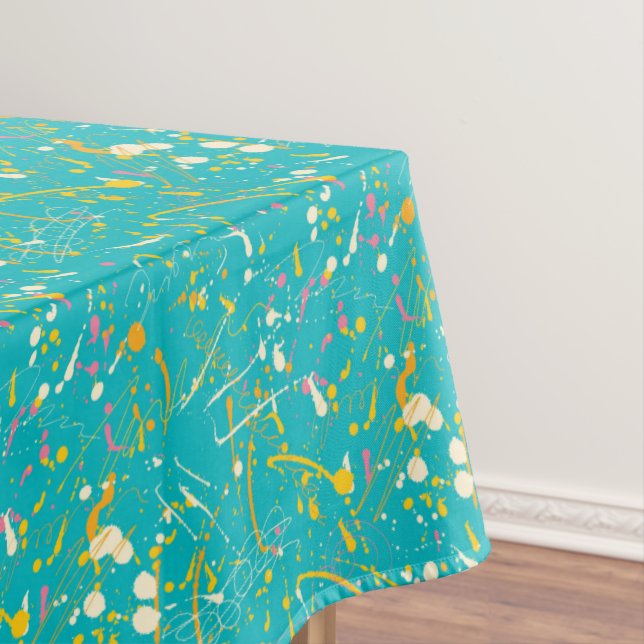 Abstrakt Paint Splash Tischdecke (Beispiel)