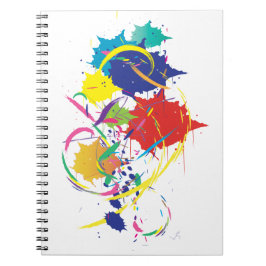 Abstrakt Paint Spritzer Art Modern Cool.ai Notizblock