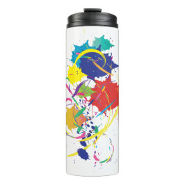 Abstrakt Paint Spritzer Art Modern Cool.ai Thermosbecher
