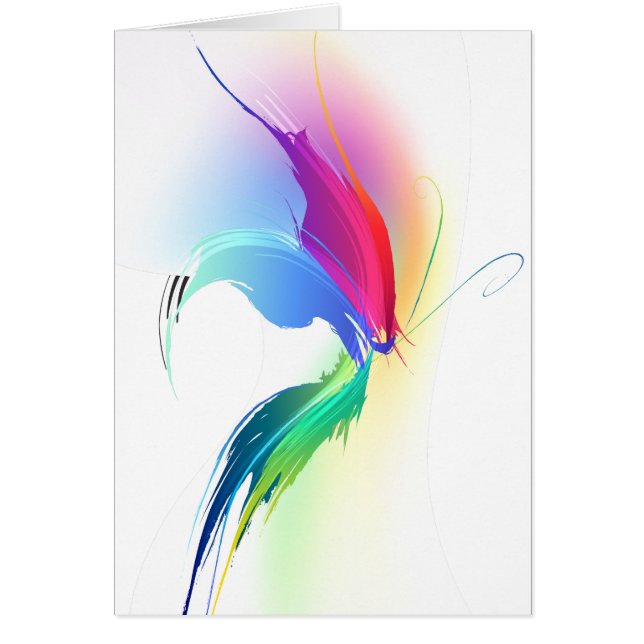 Abstrakt Paint Spritzer Butterfly (Vorne)