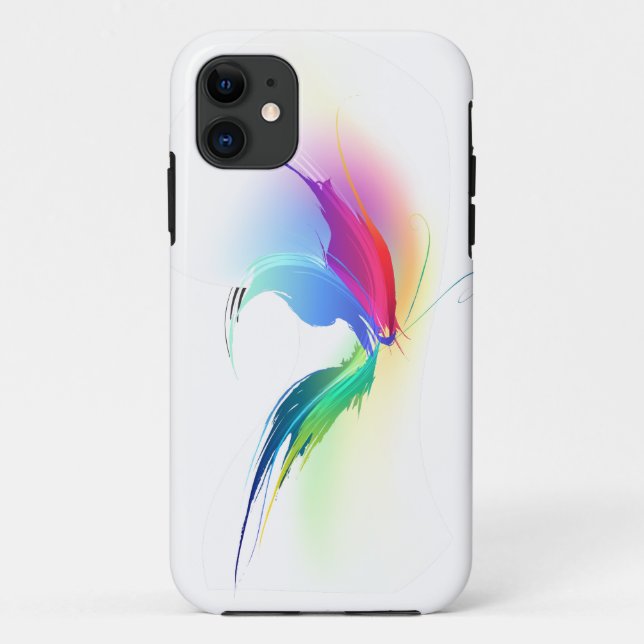 Abstrakt Paint Spritzer Butterfly Case-Mate iPhone Hülle (Rückseite)
