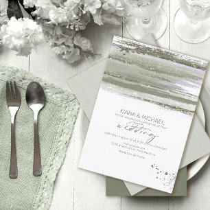 Abstrakt Paint Strokes Wedding V2 ID886