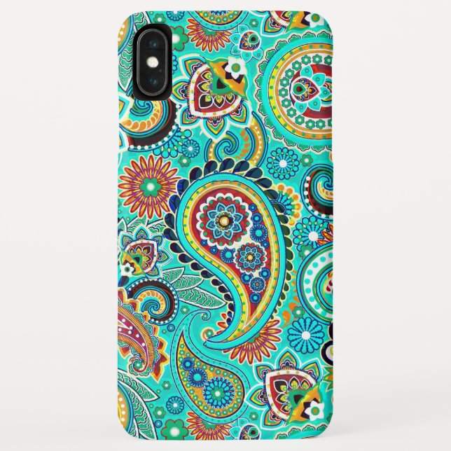 Abstrakt Paisley Case-Mate iPhone Hülle (Rückseite)