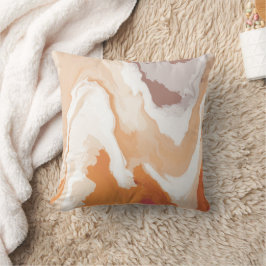 Abstrakt Pastell Paint Ginger Foam Edition Kissen