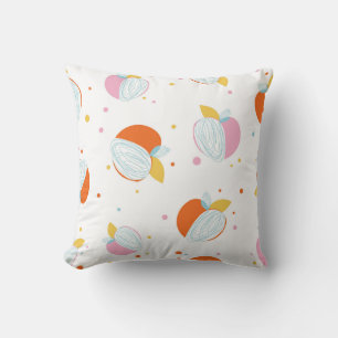 Abstrakt Peach Harmony Kissen
