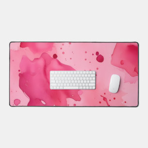 Abstrakt Pink auf Pink  Schreibtischunterlage