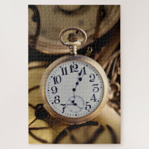 Abstrakt Pocket Watch Jigsaw Puzzle