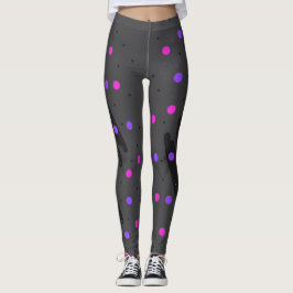 Abstrakt Polka Dot Leggings