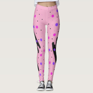 Abstrakt Polka Dot Leggings