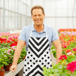 Abstrakt Polka Schürze