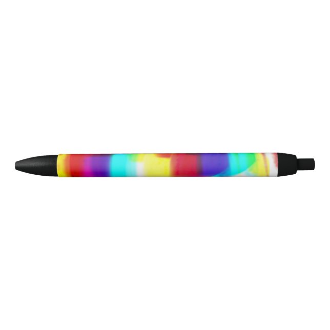 Abstrakt Popart Primäre Regenbogenhaube Kugelschreiber (Vorderseite)