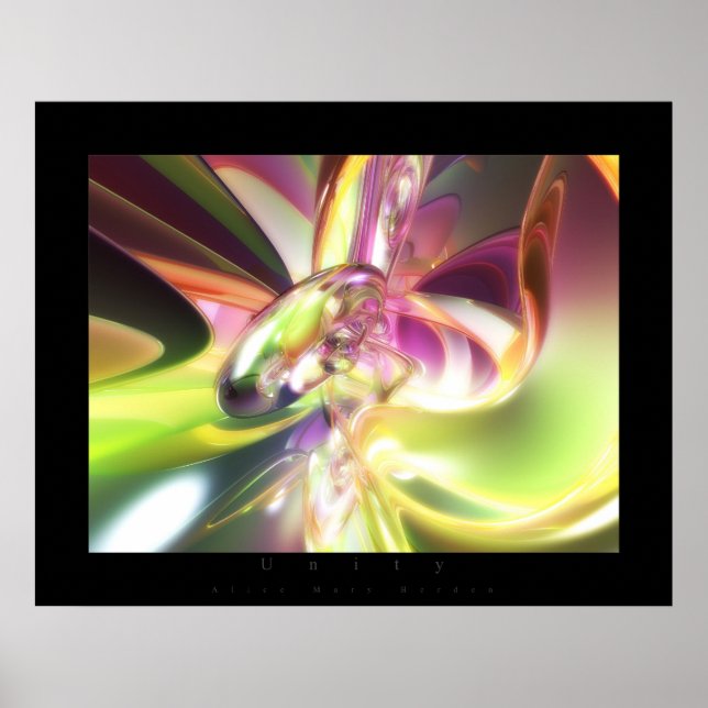 Abstrakt Poster (Vorne)