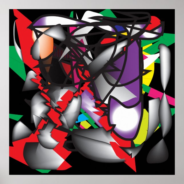 ABSTRAKT POSTER (Vorne)