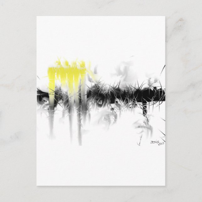 Abstrakt Postkarte (Vorderseite)
