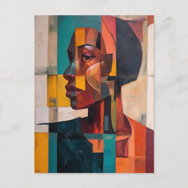 Abstrakt Postkarte (Vorderseite)