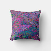 Abstrakt Psychedelic Rainbow Colors Foliage Garden
