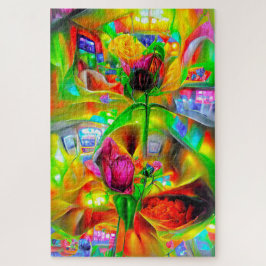 Abstrakt Psychedelische Blume