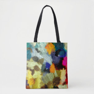 abstrakt psychedelischer Grunge-Hintergrund Grafik Tasche