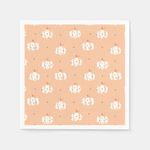 Abstrakt Pumpkin Pattern Napkins Serviette