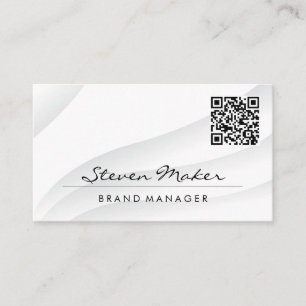 Abstrakt QR Code Business Card Visitenkarte