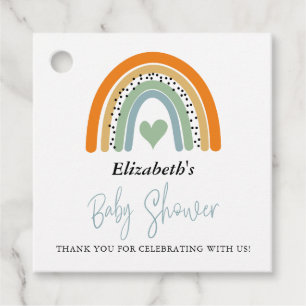 Abstrakt Rainbow Boy Baby Showroom Danke Geschenkanhänger