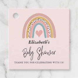 Abstrakt Rainbow Girl Baby Showroom - Vielen Dank Geschenkanhänger